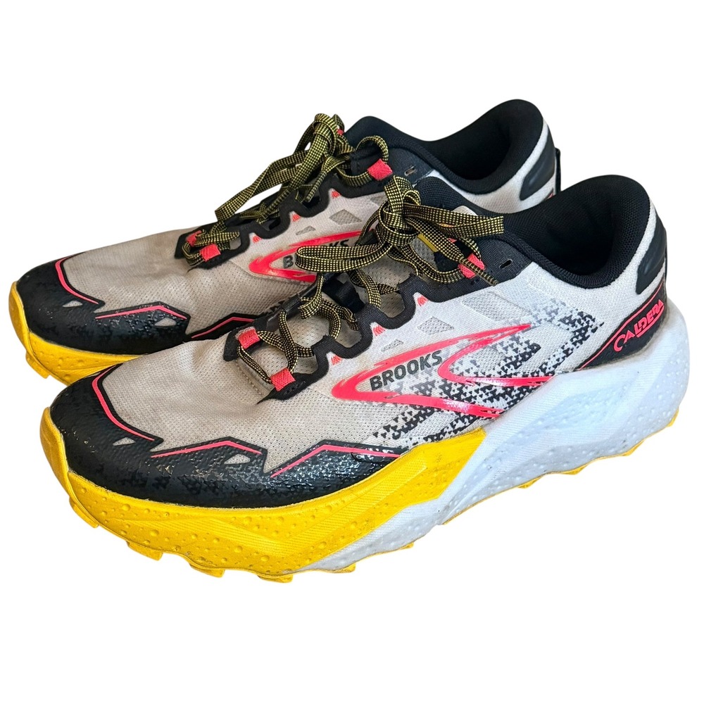 Brooks Caldera 7 Women's Size 12 Trail Running Shoes Sneakers Lunar Yellow